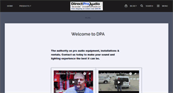 Desktop Screenshot of directproaudio.com